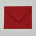 Конверт розміру С6 з дизайнерського картону Червоний