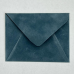 Конверт розміру С5 з оксамитового паперу Сіро-голубий